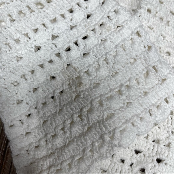 Gap Crochet Sweater Pullover Boho Festival Size L - Picture 5 of 10